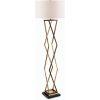 Geometric Brass Floor Lamp