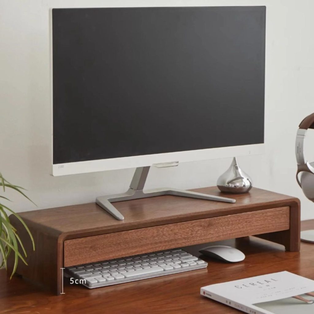 Walnut Wood Monitor Stand