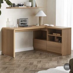 Scandi-Style L-Shaped Desk