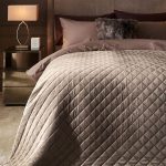 Velvet Quilted Bedspread Set