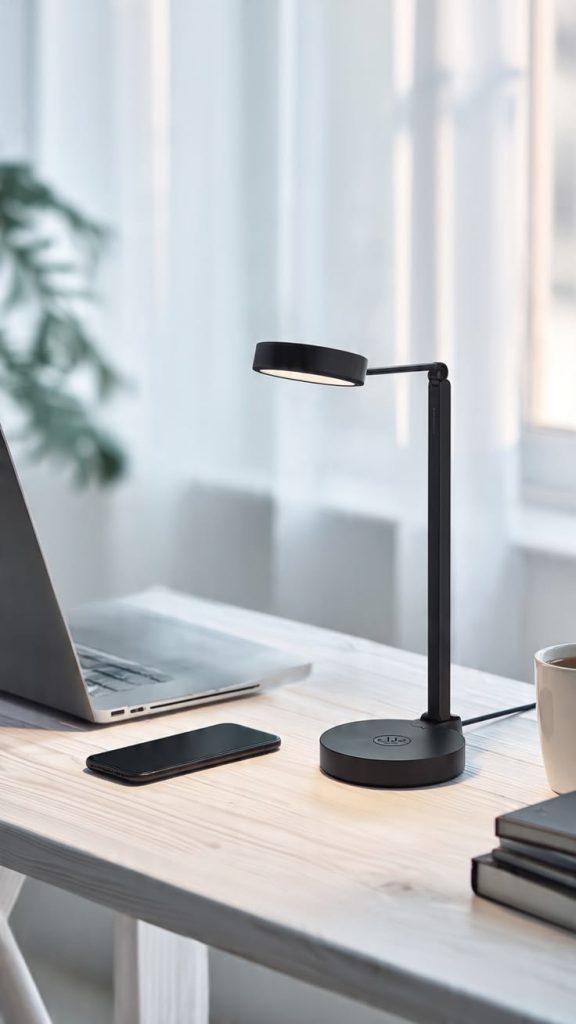 Wireless Charging Desk Lamp