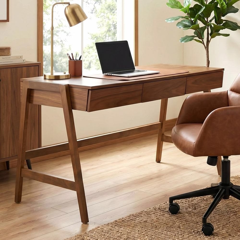 Walnut Wood Writing Desk